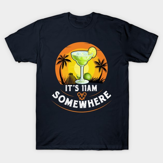 It's 11am somewhere - white T-Shirt by Geekin' On WDW